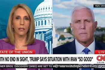 Mike Pence warns Trump he’ll have to ‘go in and finish the job’ in Iran