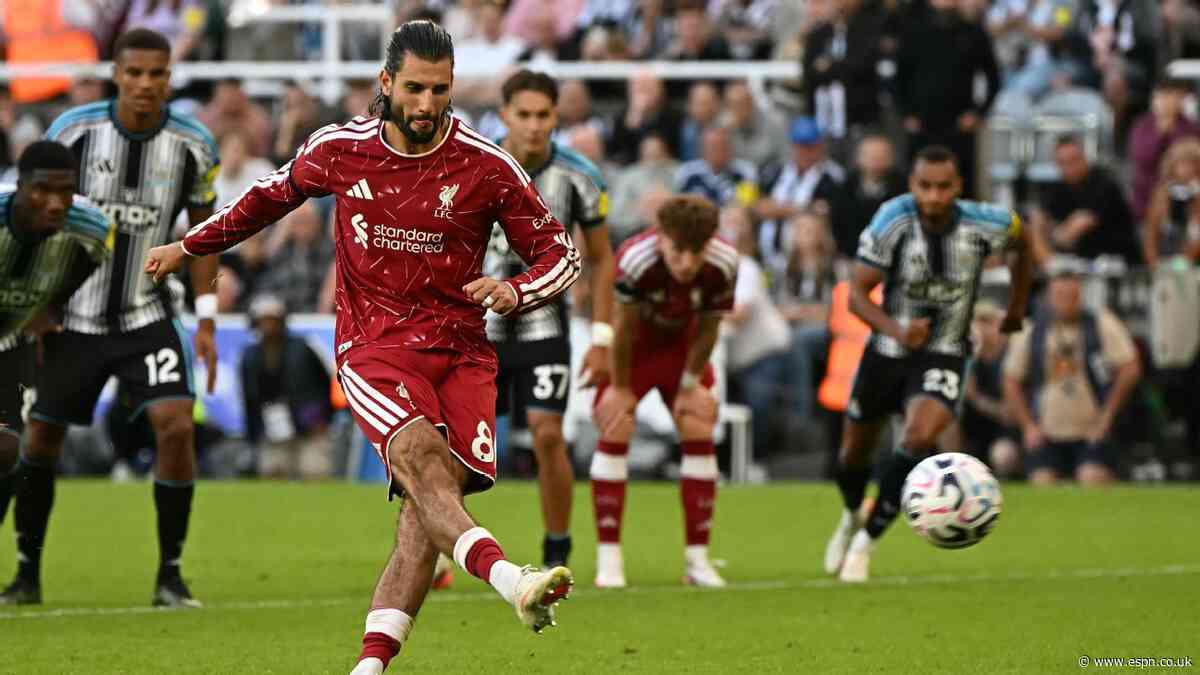 Newcastle vs. Liverpool: Iraola's men salvage point with late penalty in Premier League thriller - as it happened