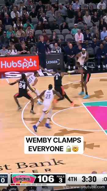 Follow Victor Wembanyama on This Defensive Possession vs The Golden State Warriors