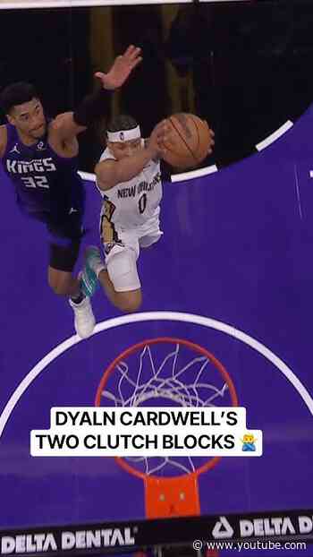 Dylan Cardwell came up clutch vs the Pelicans!