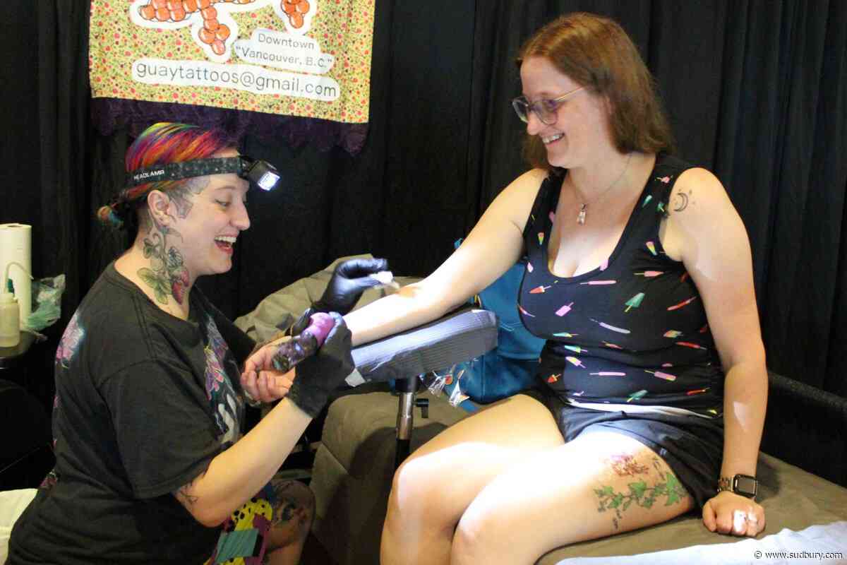 Photos: Tattoo artists work live at Inked Circus Expo