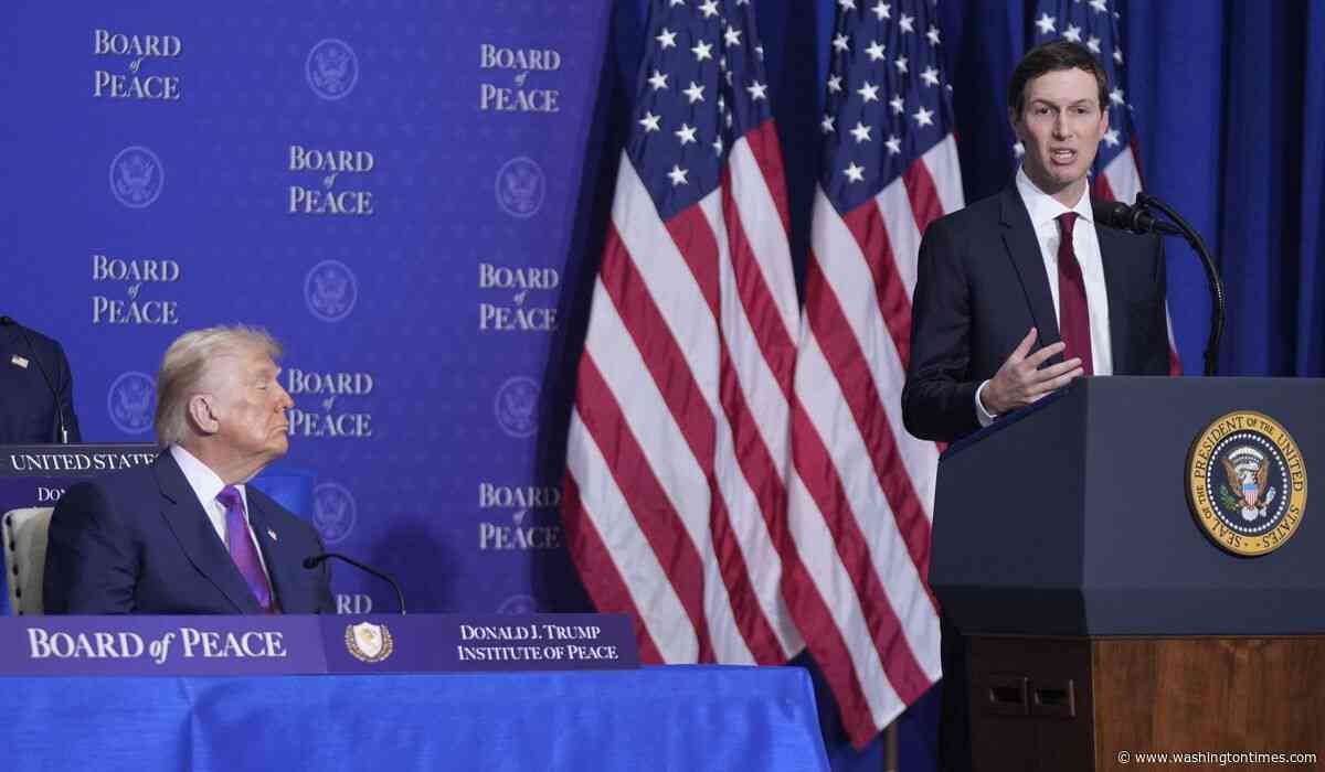 House speaker plays down Jared Kushner's involvement in Trump administration