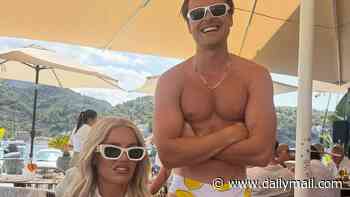 Newlyweds Molly Smith and Tom Clare's wild wedding celebrations continue into a second day as beer-chugging best man Casey O'Gorman arrives in his Speedos