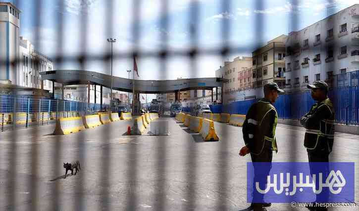 الهدوء يسود معبر سبتة وحركة العبور تنتظم مع استمرار اليقظة الأمنية
