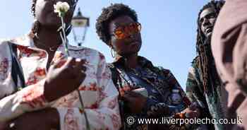 32 pictures of the Slavery Remembrance Day Walk and Libation in Liverpool today