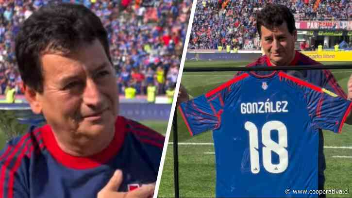 [VIDEO] Pedro "Heidi" González fue homenajeado por la U en la previa del Superclásico