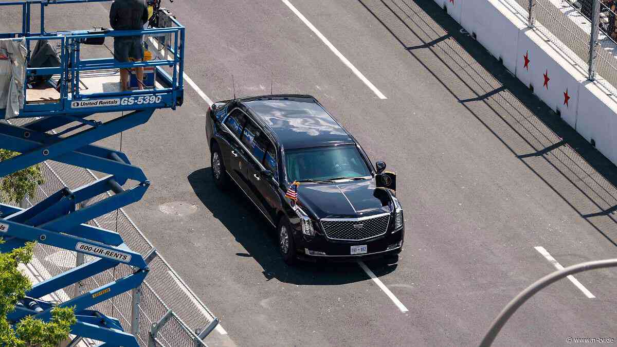 Mit Melania in "The Beast": Trump dreht Ehrenrunde bei IndyCar-Rennen in Washington