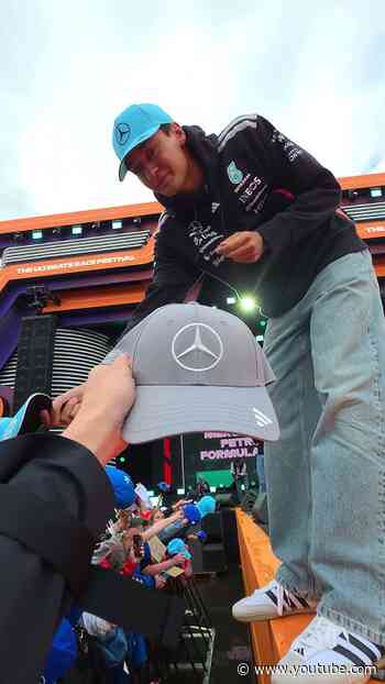 Mission accomplished 😎 #mercedesf1 #georgerussell #f1 #f1shorts