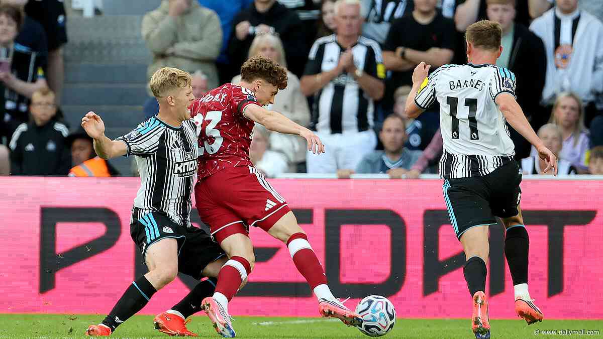 Matthias Jaissle hits out at 'soft' penalty decision that cost Newcastle victory in 2-2 draw with Liverpool as Andoni Iraola backs £125m Alexander Isak after star's disappointing return