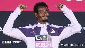 Kejelcha breaks men's half marathon world record by 29 seconds