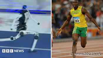 Watch: Moment humanoid robot beats Usain Bolt's 100m record