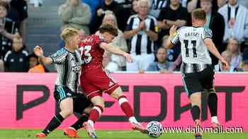 Matthias Jaissle hits out at 'soft' penalty decision that cost Newcastle victory in 2-2 draw with Liverpool as Andoni Iraola backs £125m Alexander Isak after star's disappointing return
