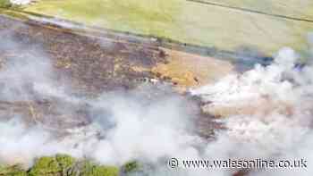 Wales hit by several wildfires across the nation