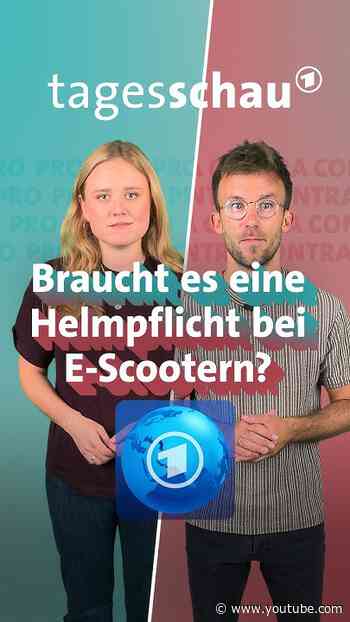 Pro & Contra: Helmpflicht bei E-Scootern #helmpflicht #escooter #nachrichten  #tagesschau