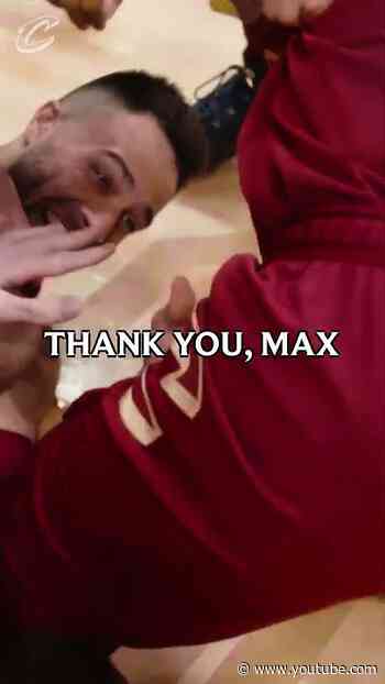 A moment that will forever live in Cavs history. #LetEmKnow #Cavs #MaxStrus #NBA #Shorts
