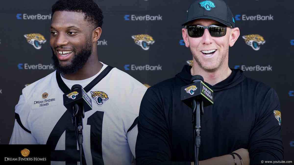 Liam Coen & Josh Hines-Allen Talk Prep for Joint Practice w/Buccaneers | Jacksonville Jaguars