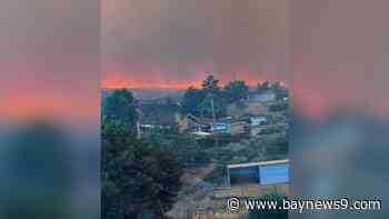 Human-caused wildfire approaches Reno, Nevada, forcing thousands of evacuations