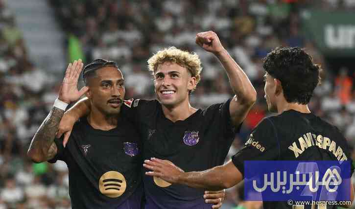 برشلونة يمطر شباك إلتشي بخماسية