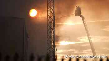 Large fire breaks out at recycling centre in southeast London