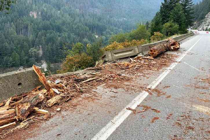Highway 1 from Yale to Boston Bar still closed due to Ainslie Creek fire