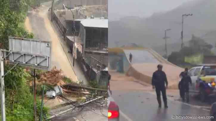 Reportan inundaciones, deslizamientos y árboles caídos en sectores de la Gran Caracas por precipitaciones de este domingo