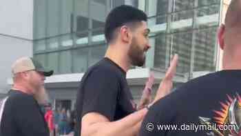 Ex-NBA star targeting WNBA Draft caught in foul-mouthed confrontation with fans outside Indiana Fever game
