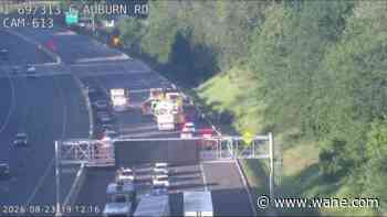 2-vehicle crash shuts down northbound I-69