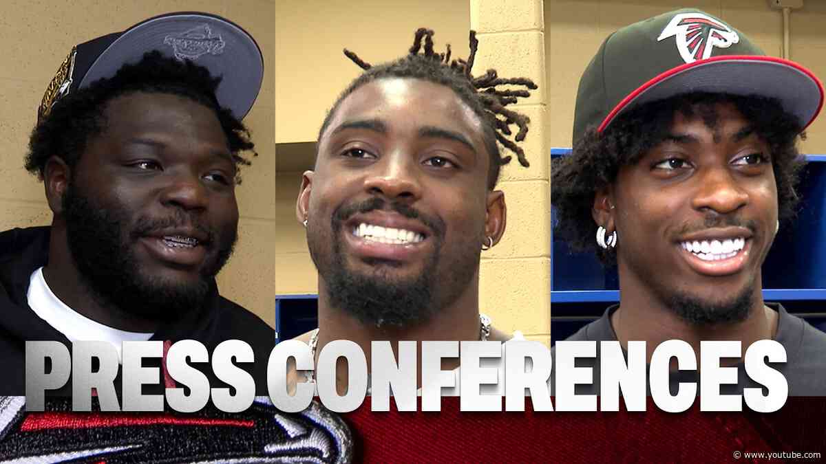 Atlanta Falcons players speak to media post-win over Colts in preseason game two | Press Conference