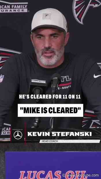 Coach Stefanski with an update on Michael Penix Jr. #nfl #interview #quarterback