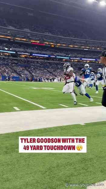 Tyler Goodson gets in the end zone for a 49 yard touchdown 🔥 FOX | NFL+ #atl #falcons #nfl