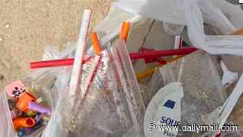 Popular beach forced to close during peak summer after dozens of SYRINGES wash up ashore