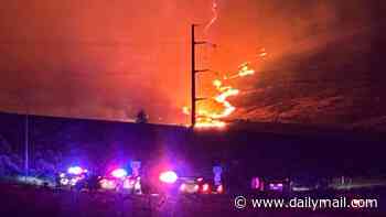 Devastating wildfire burning through Nevada threatens Reno...injury count rises as homes and a hospital forced to EVACUATE