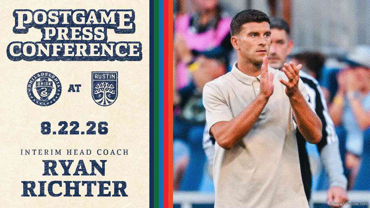 Press Conference | Ryan Richter after the Union's match at Austin FC