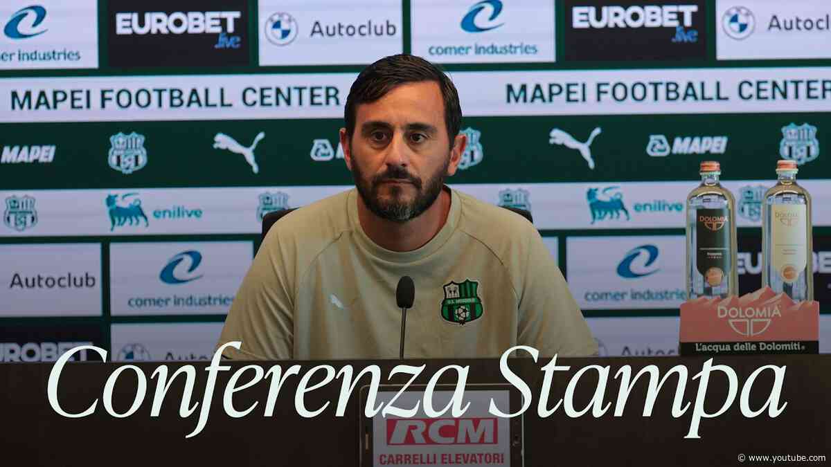La conferenza stampa di Alberto Aquilani prima di Atalanta-Sassuolo