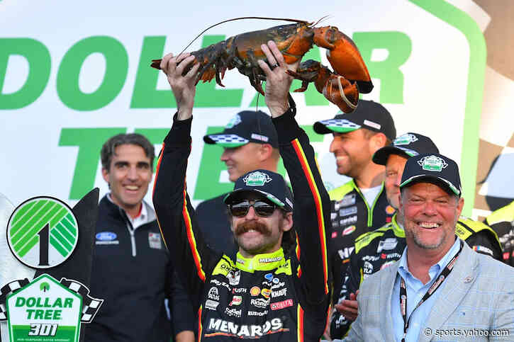 Ryan Blaney wins second consecutive NASCAR Cup race at New Hampshire Motor Speedway