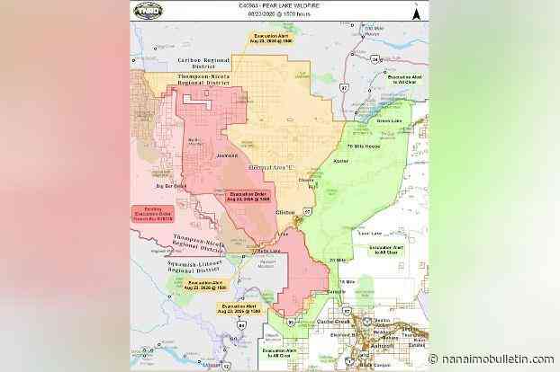 More orders, alerts downgraded for Pear Lake wildfire near Clinton