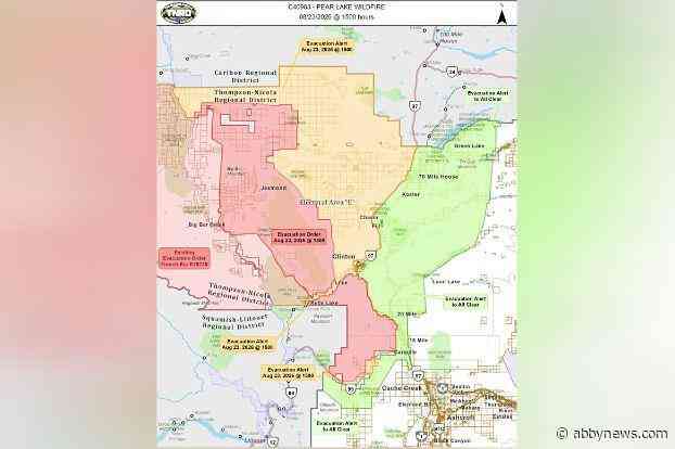 More orders, alerts downgraded for Pear Lake wildfire near Clinton