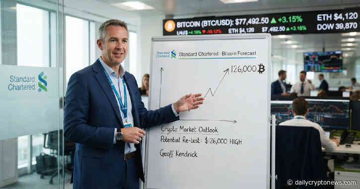 Standard Chartered Analyst Suggests Bitcoin Could Retest $126,000 High