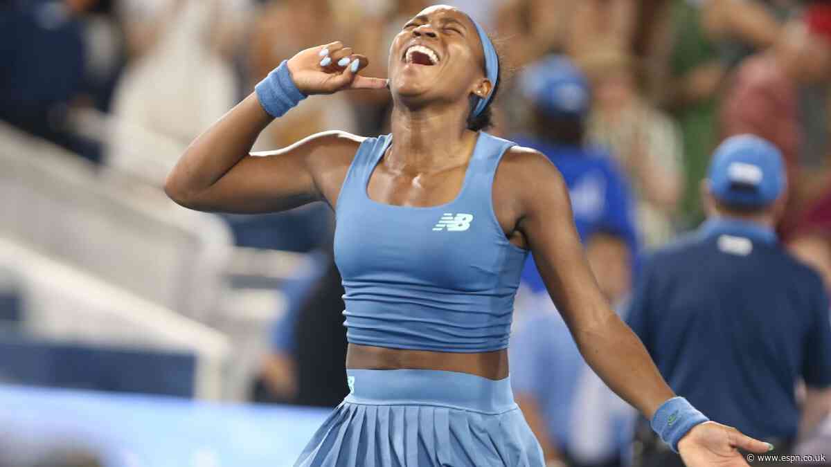 Gauff defeats Pegula in all-American Cincinnati final