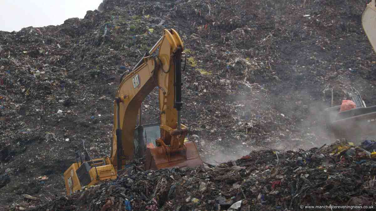 At least 30 killed and six injured after landslide at huge landfill