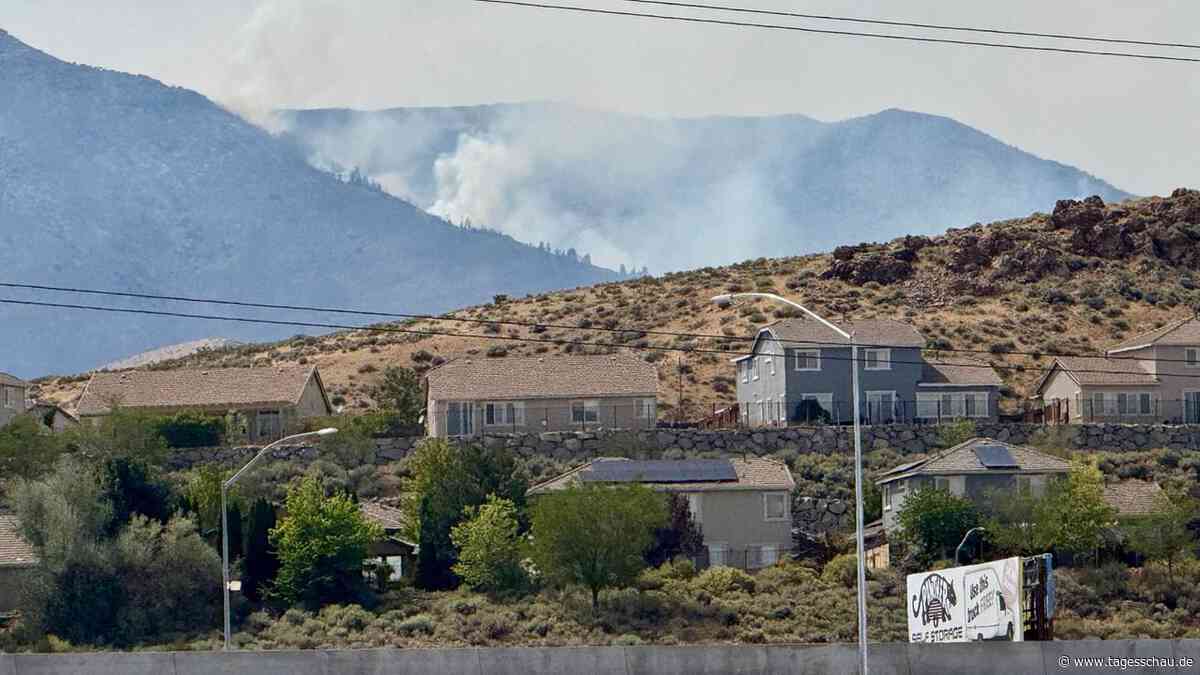 Evakuierungen wegen Brände im US-Bundesstaat Nevada
