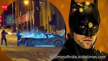 Robert Pattinson's Batmobile chase scene leaked - WATCH
