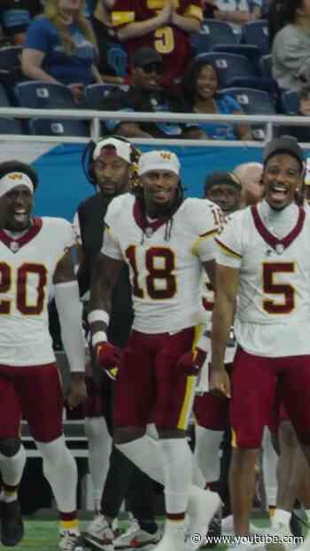 come for the catch, stay for the reactions #nfl #football #commanders #raisehail