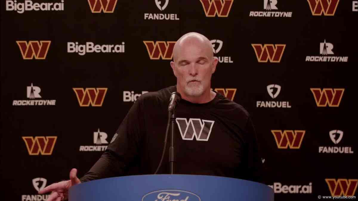 HC Dan Quinn Speaks To The Media After The Game | Washington Commanders