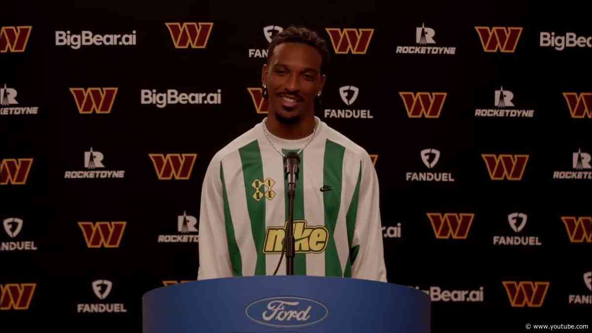 QB Jayden Daniels Speaks To The Media After The Game | Washington Commanders