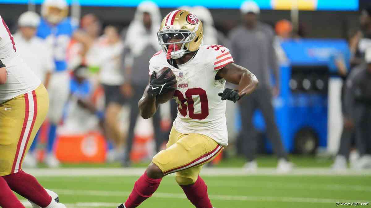 Sources: Saints fill out RB depth with White trade