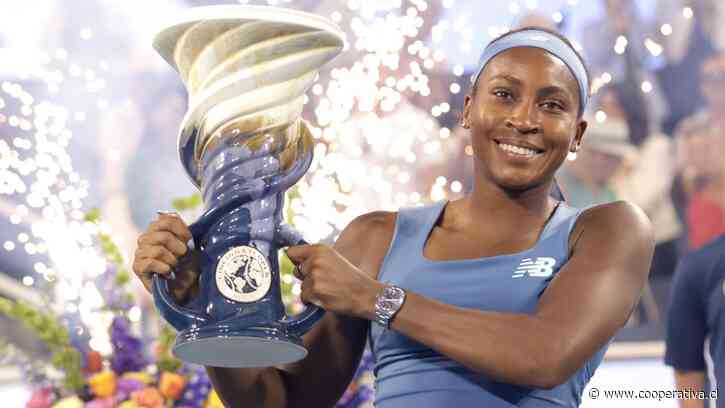 Coco Gauff alzó su segundo trofeo en Cincinnati