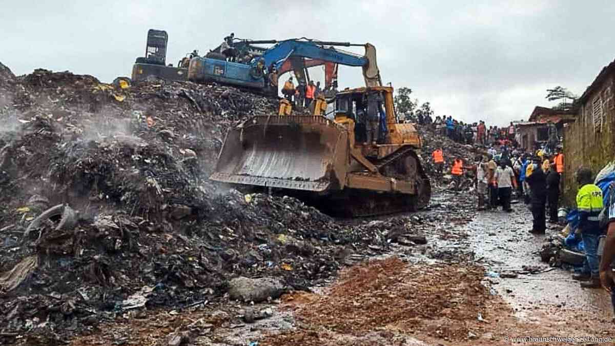 Müllkippe rutscht auf Wohngebiet: 30 Tote bei Unglück in Guinea