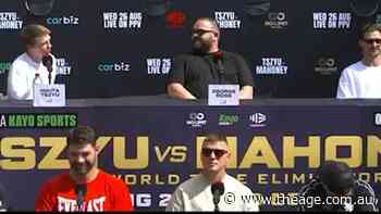Tszyu's testy presser before world title eliminator