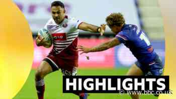 Wigan top table after win over Wakefield